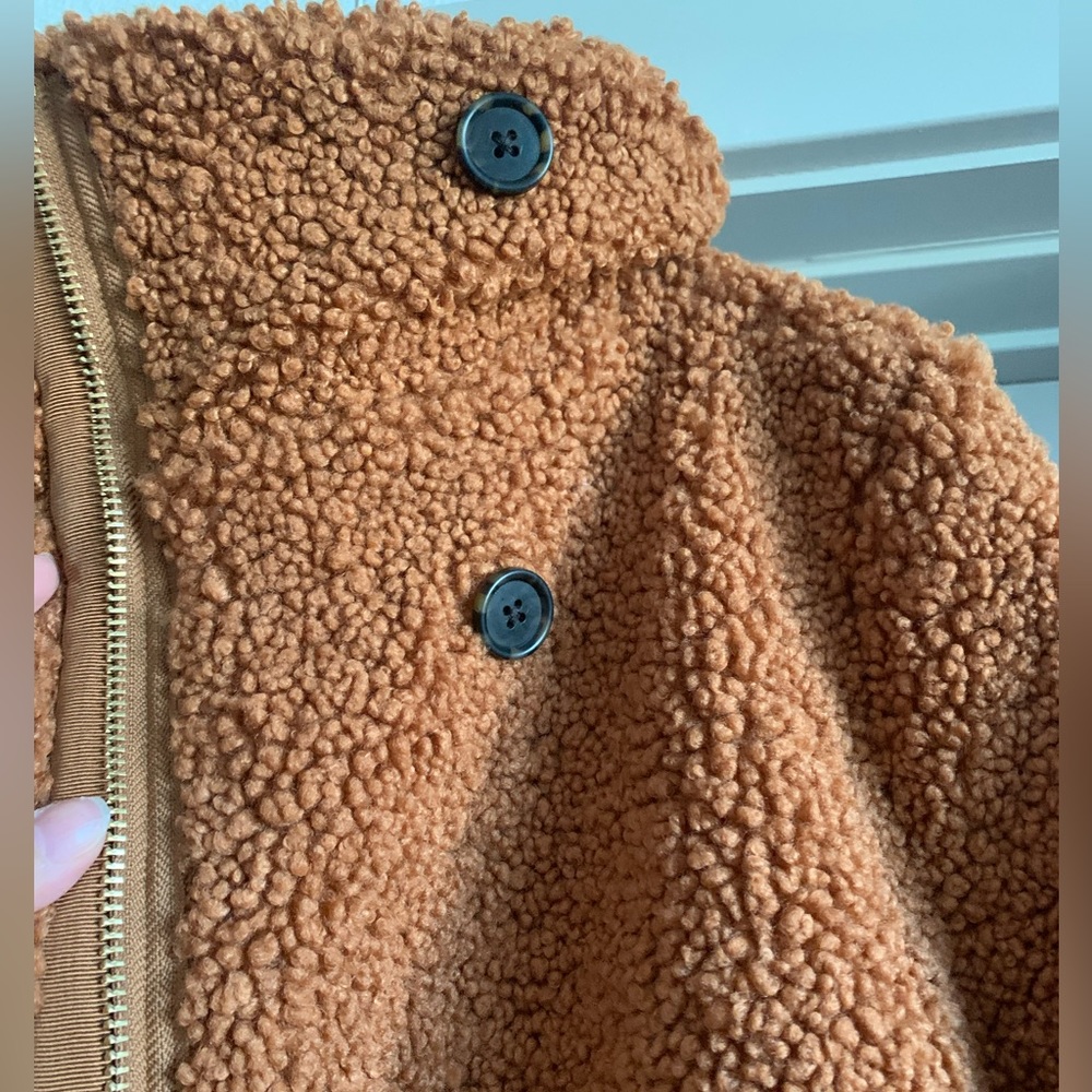J. Crew Villa coat in teddy sherpa - Picture 4 of 11